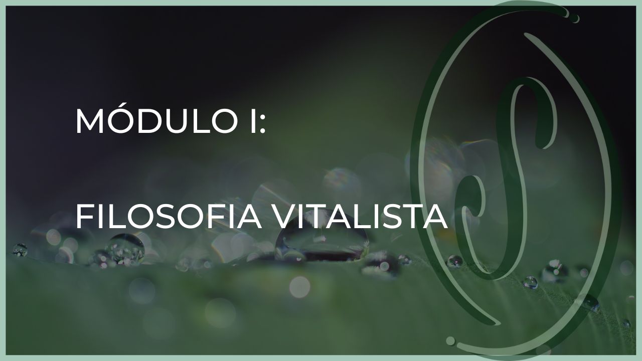 XIII CURSO - MÓDULO I - FILOSOFIA VITALISTA 