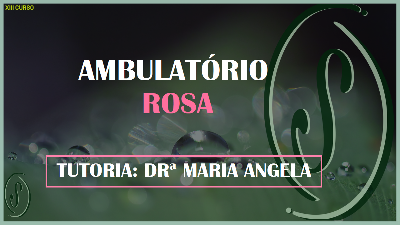 XIII CURSO - DISCIPLINA PRÁTICA AMBULATORIAL - AMBULATÓRIO ROSA